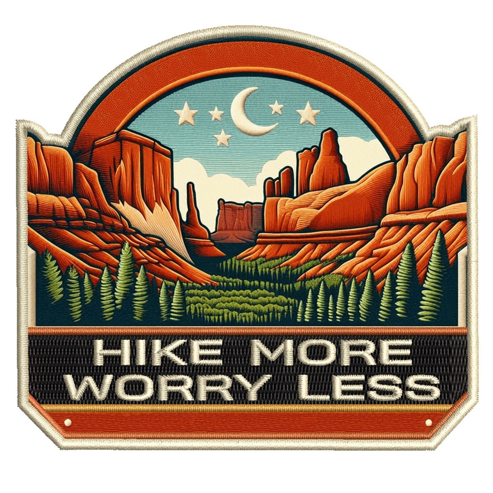 Arches National Park Patch Iron-on Iron-on Applique Nature Badge, Utah, Canyon