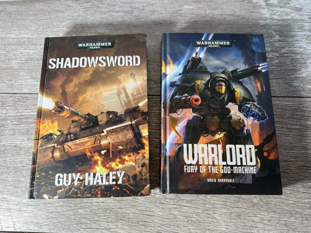 Warhammer 40k: Warlord Fury of the God-Machine & Shadow Sword ~ Hardcover