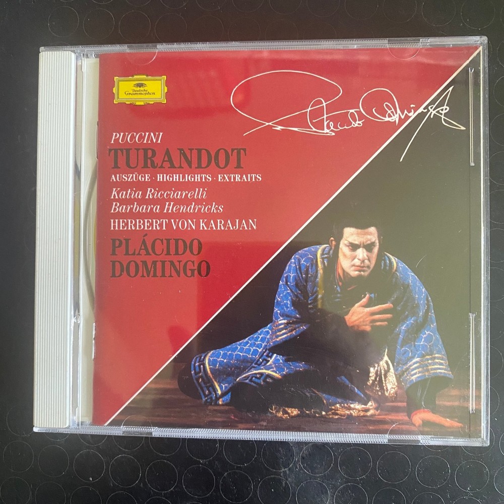 Puccini – Turandot CD 1982 Domingo Edition Classical Deutsche Grammophon