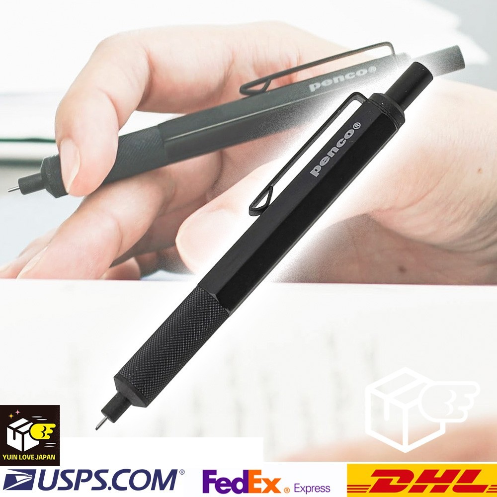 Drafting Writer Ball-Point Pen HIGHTIDE PENCO Black 0.5mm Japan New