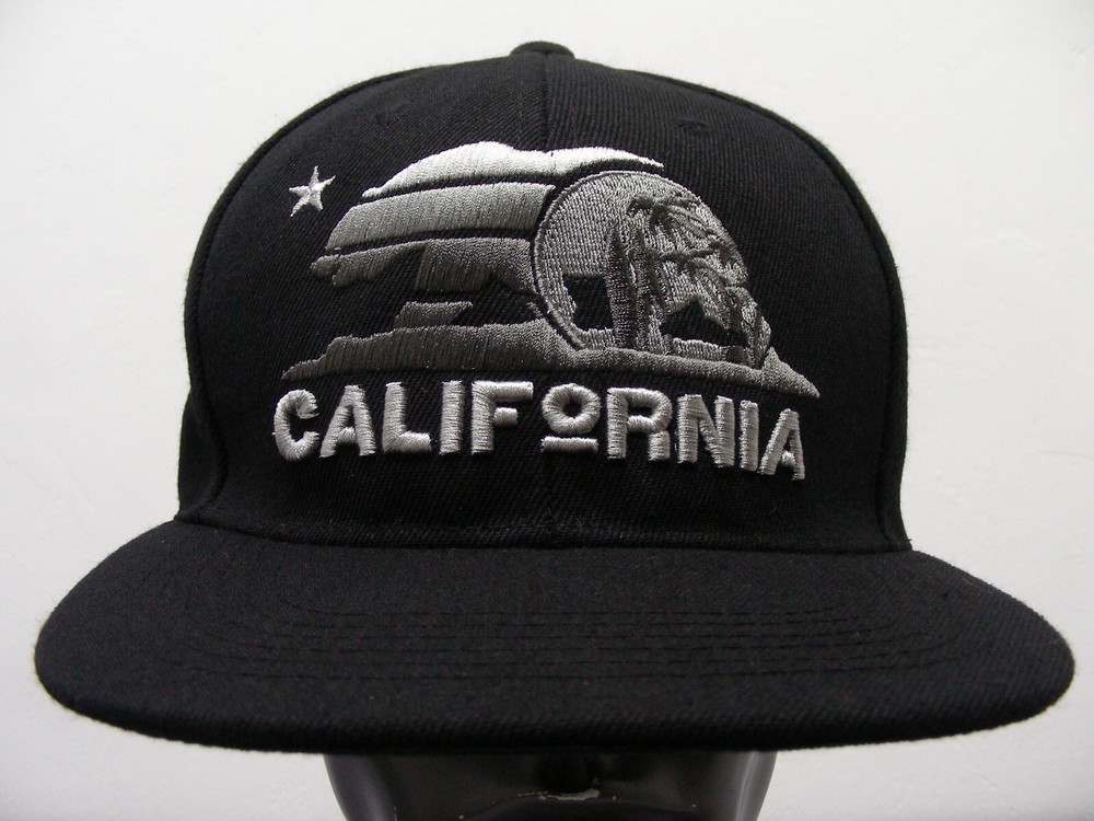 CALIFORNIA - Flat Bill - One Size Adjustable SNAPBACK Baseball Cap Hat!