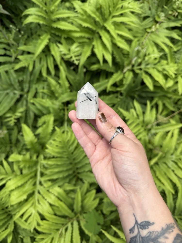 Tourmaline In Quartz Points | Crystal Towers, Minis, Intuitively Chosen