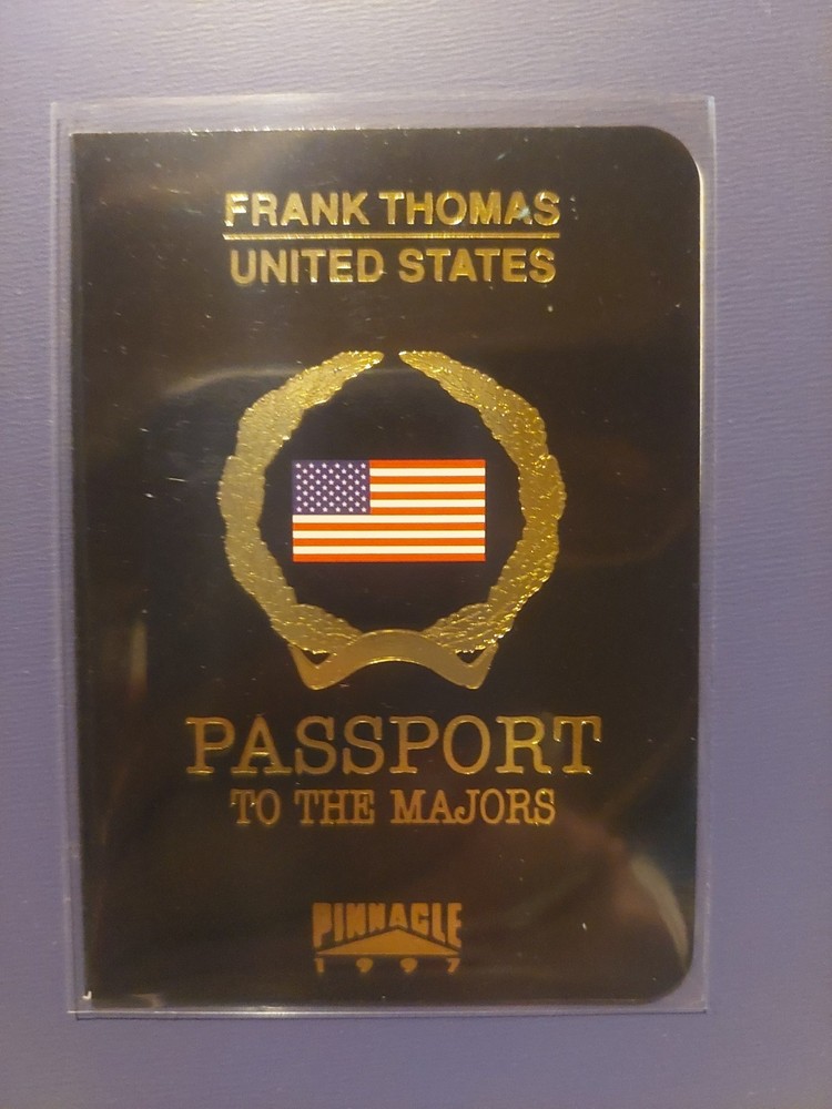 1997 Pinnacle Baseball Passport to the Majors #3 Frank Thomas