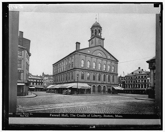 Photo:Faneuil Hall, Cradle of Liberty, Boston, Mass