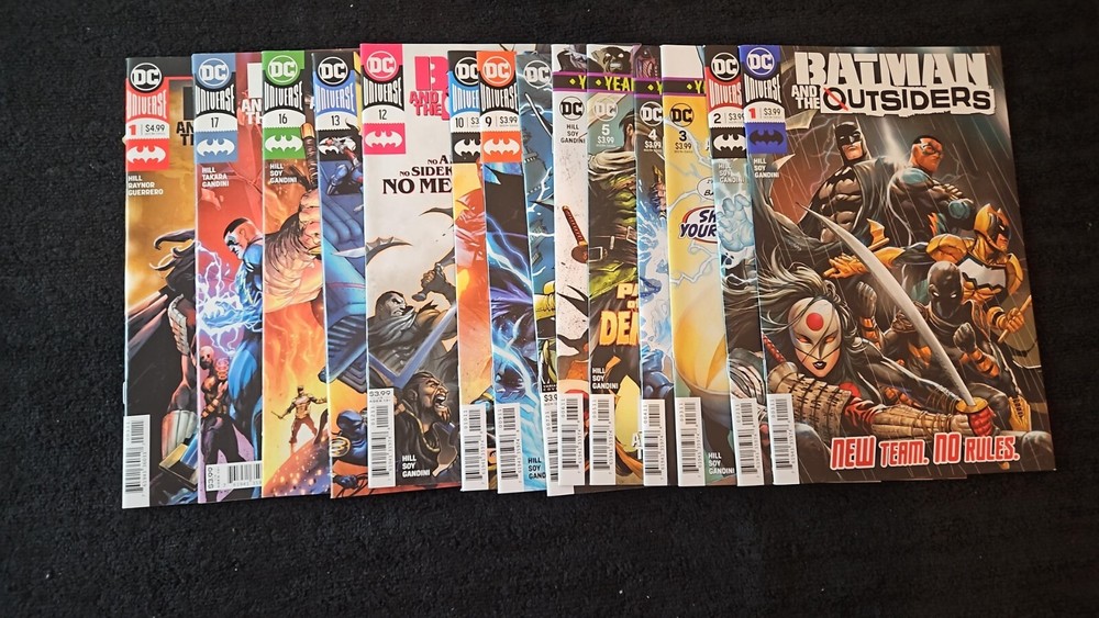 2019 DC COMICS BATMAN AND THE OUTSIDERS LOT OF 14 (#1-17+ ANNUAL) VFNM/NM UNREAD