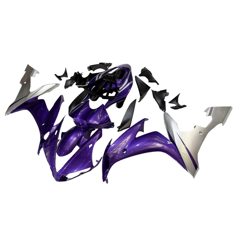 Silver Purple ABS Fairings For Yamaha YZF1000 R1 2004 2005 2006 Plastic Bodywork