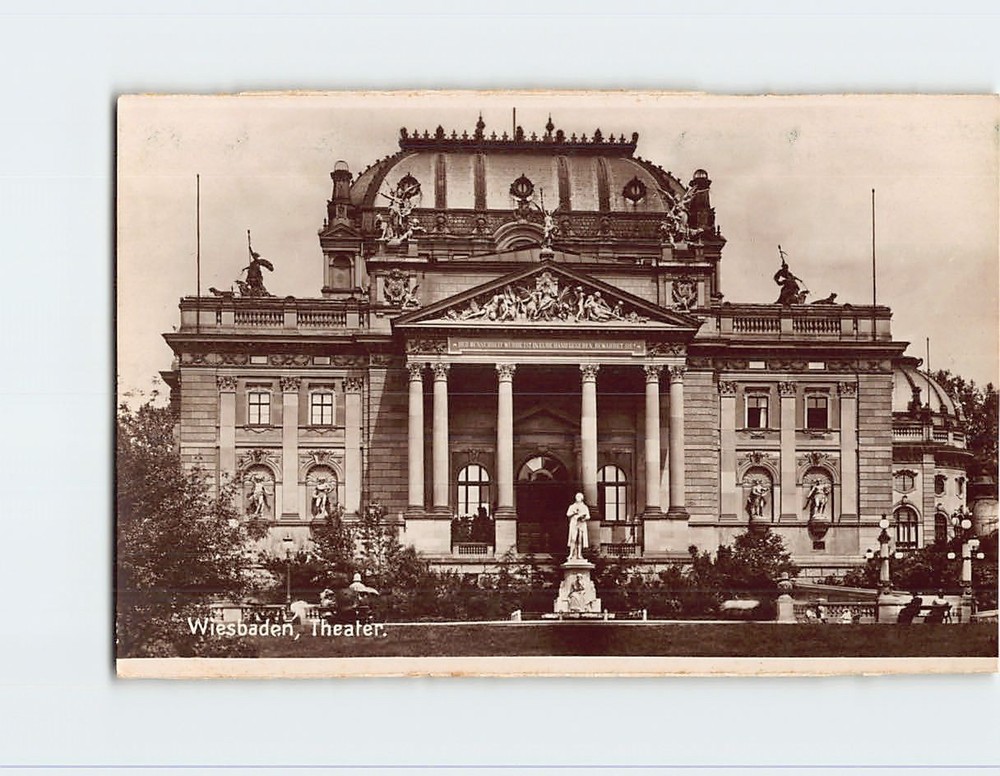 Postcard Theater Wiesbaden Germany