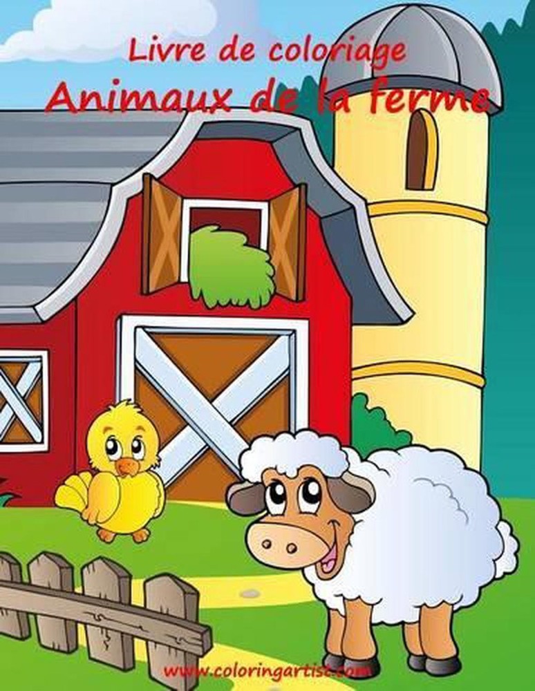 Livre de coloriage Animaux de la ferme 1 by Nick Snels (French) Paperback Book