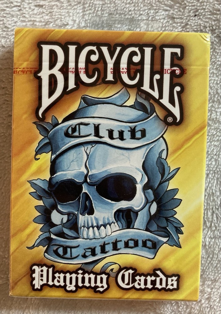 Bicycle Club Tattoo Playing Cards Sealed 2013 Edition