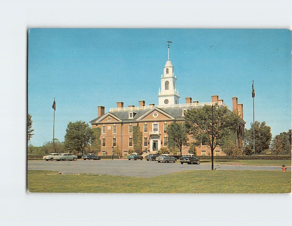 Postcard State House Dover Delaware USA