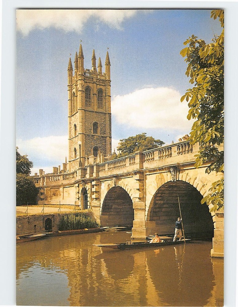Postcard Magdalen College Oxford England