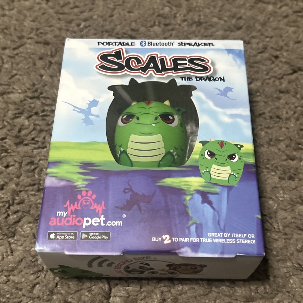 MY AUDIO PET--SCALES THE DRAGON--PORTABLE MINI BLUETOOTH SPEAKER