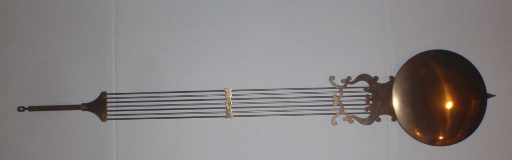 Grandfather Clock Brass Lyre Pendulum Beautiful 4 Hermle Urgos Kieninger Others