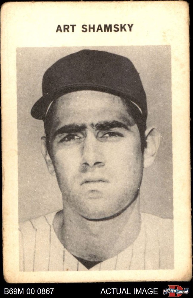 1969 Milton Bradley Art Shamsky Mets 3 - VG