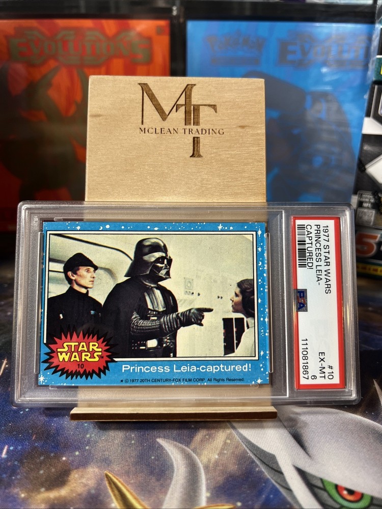 1977 Topps Star Wars Princess Leia-Captured! No. 10