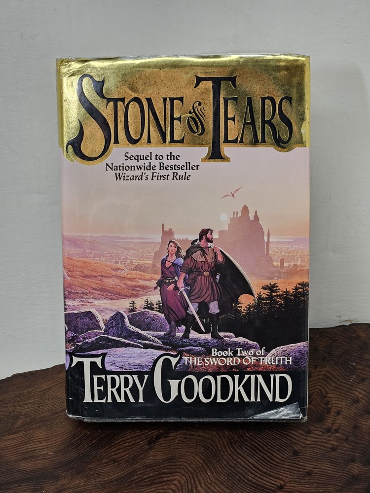 STONE OF TEARS Terry Goodkind HARDCOVER 1995 (1ST/1ST) Sword of Truth Book #2