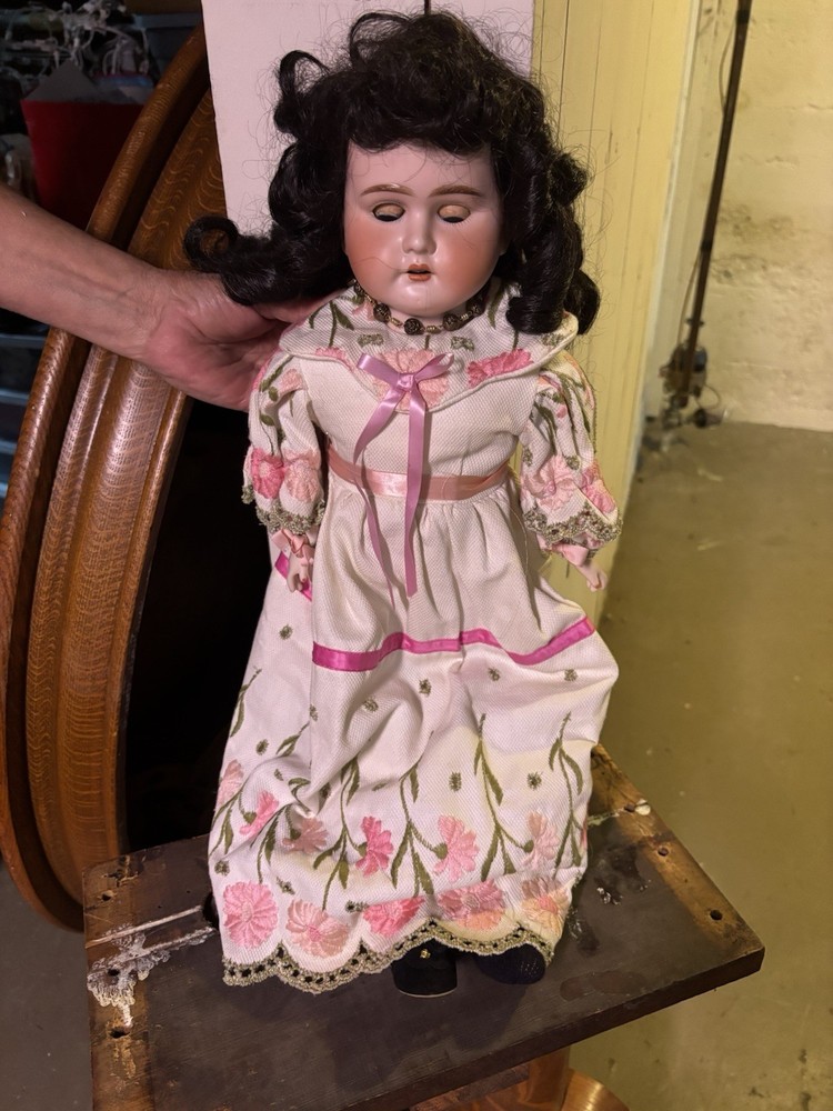 Beautiful Bisque Doll Germany Stamped