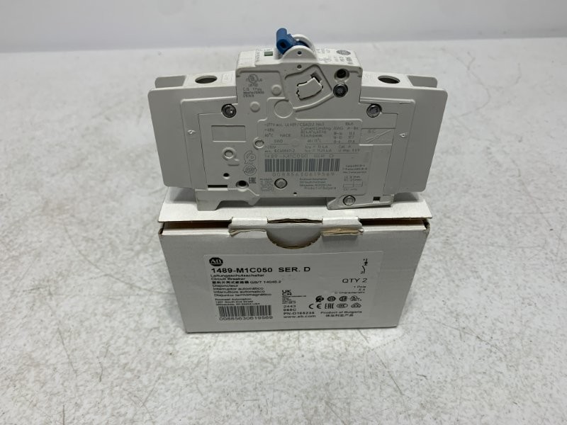 Allen Bradley 1489-M1C050 Circuit Breaker 5A 1-Pole 277V AC 48V DC
