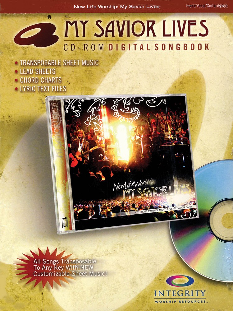 My Savior Lives for Piano Vocal CD-ROM Digital Songbook Christian Sheet Music