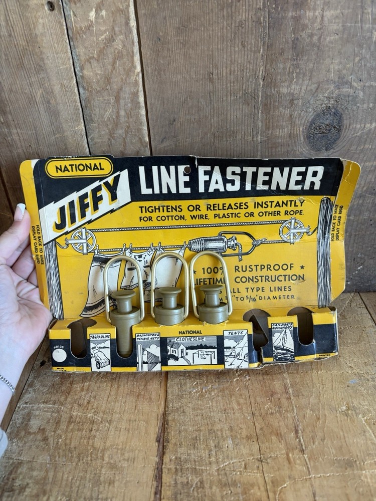 Vintage Jiffy Line Fastener