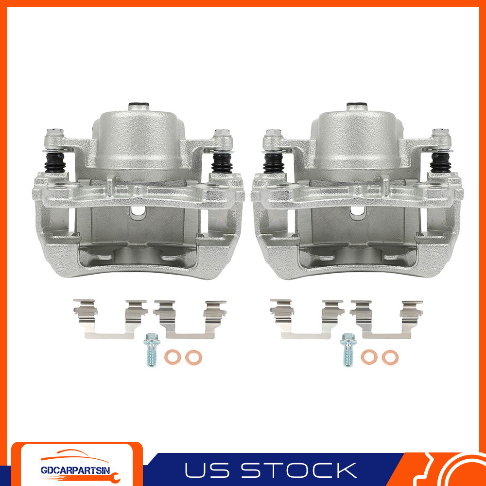 2004-2012 Chevy Malibu Front Brake Calipers with Brackets 2PCS