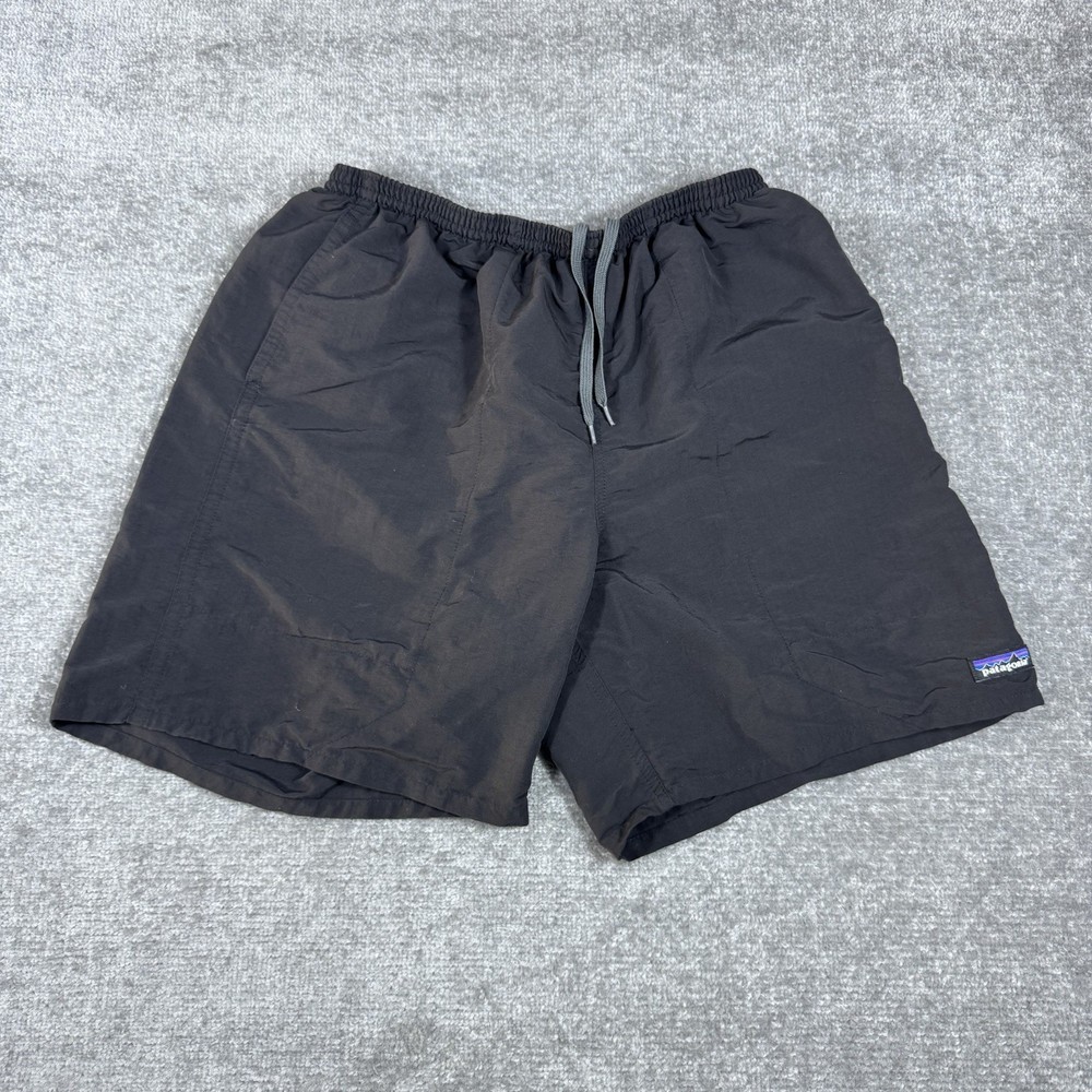 Patagonia Shorts Drawstring Elastic Waist Men’s Large Black Pockets Outdoor