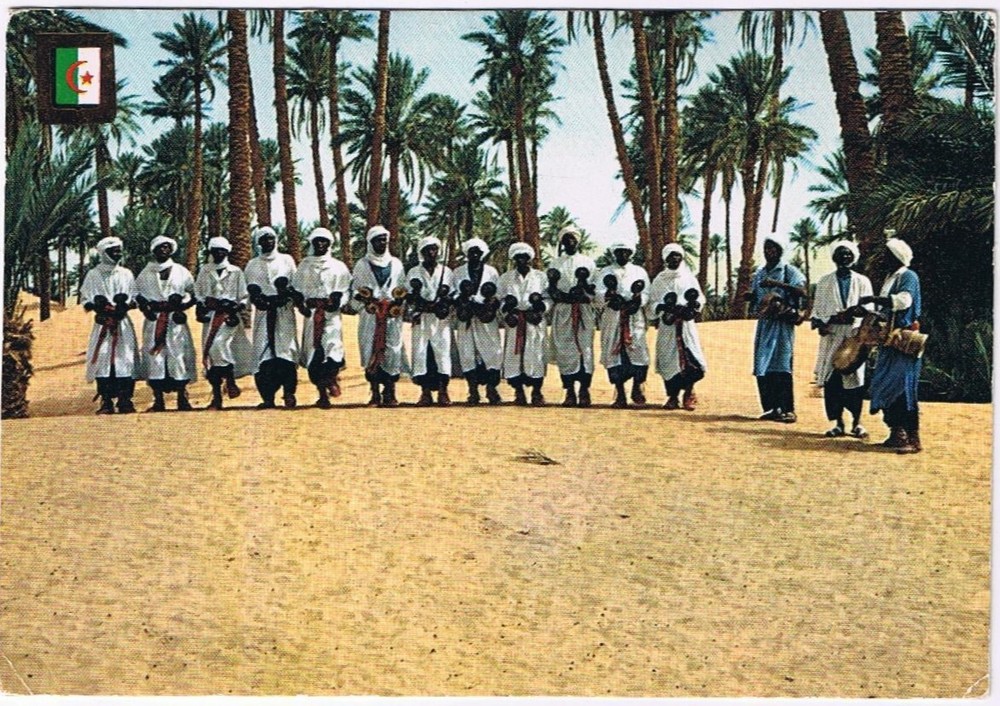 Postcard Algeria Folklore The Fascinating South