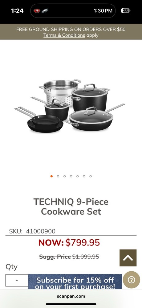 scanpan techniq 9pc Set