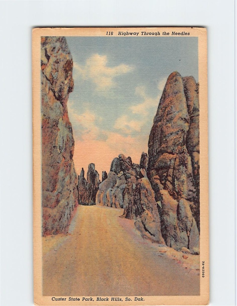 Postcard Highway Through the Needles Custer State Park Black Hills SD USA