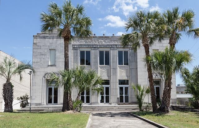 Photo:Macon Georgia 2017 Al-Sihah Shrine Temple Egyptian-Motif Building