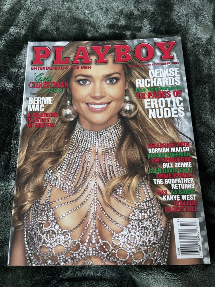 Vintage Playboy Magazine US December 2004. Denise Richards Bernie Mac