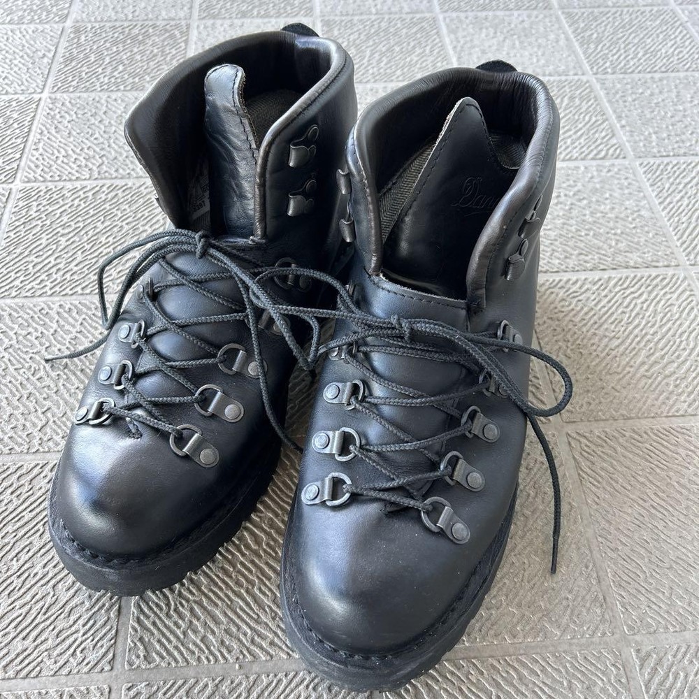 Danner Mountain Light Black Leather Boots US8 Streetwear Hiking