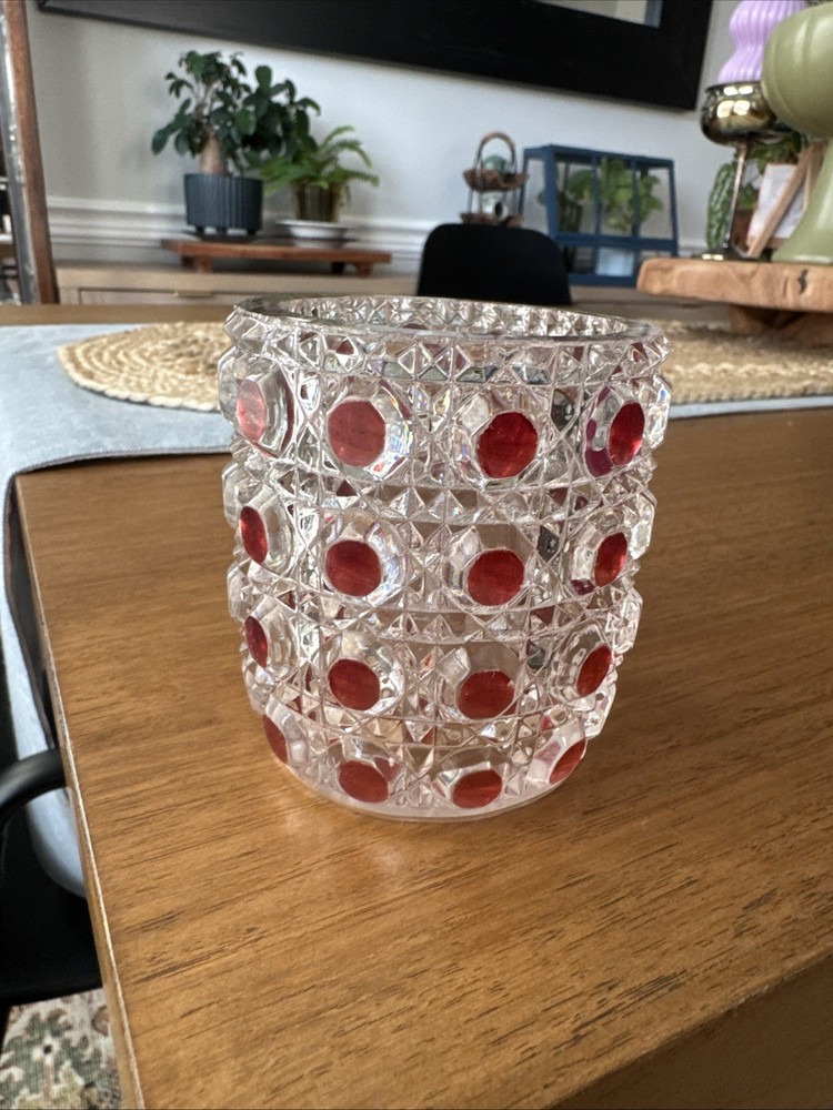 Crystal Votive Candle Holder 3.25
