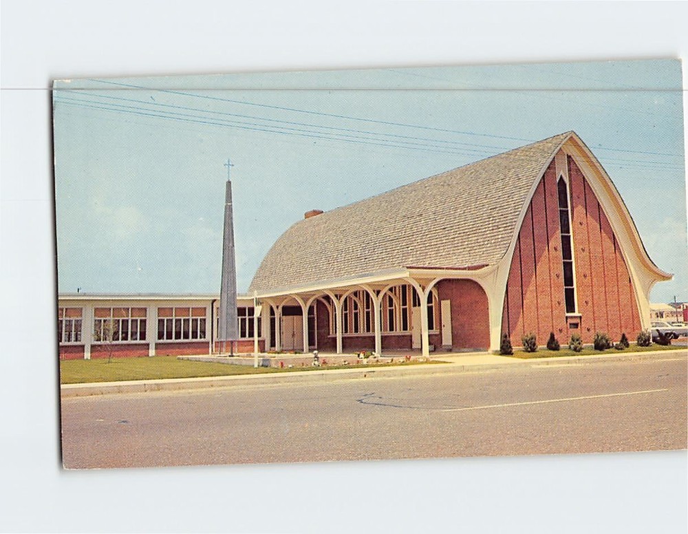 Postcard First Presbyterian Church Ocean City Maryland USA