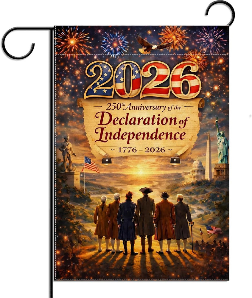 America 250Th Anniversary Garden Flag 1776-2026 250 Years of Birthday American D