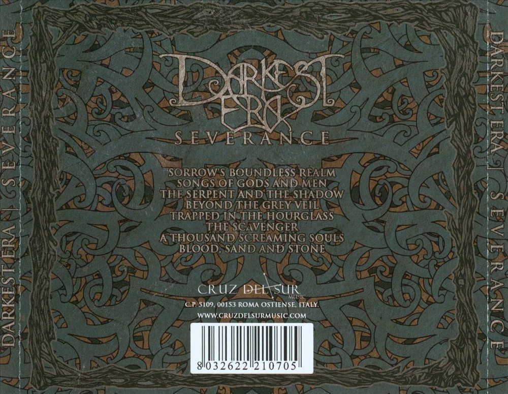 Darkest Era - Severance New Cd