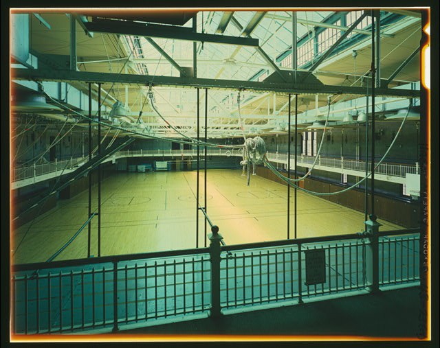 VIEW OF OLD GYM, LOOKING NORTH - U.S. Military Academy, Gymnasium, West of De