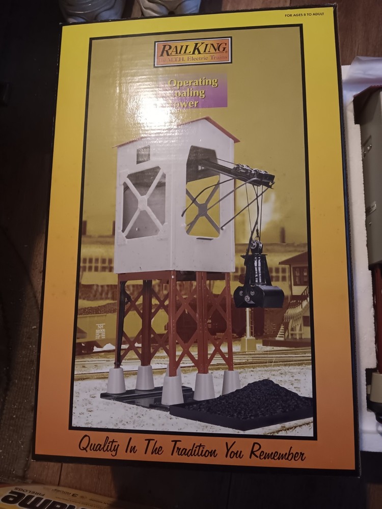 RAIL KING By MTH OPERATING COALING TOWER 30-9043 O GAUGE with box UNTESTED