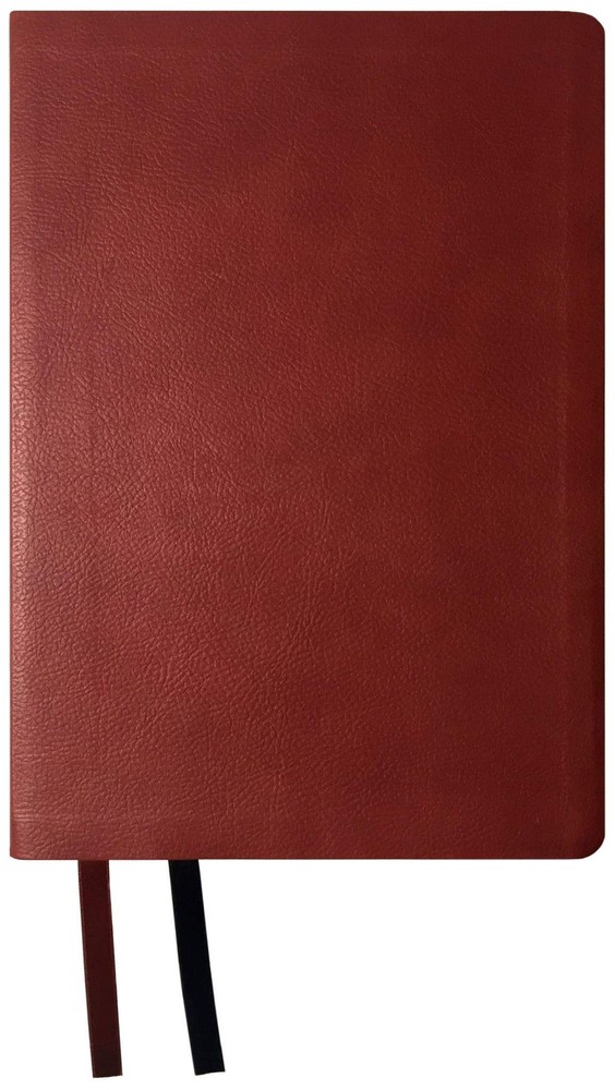 NASB Large Print Ultrathin Reference Bible, Burgundy, Leathertex, 2020 text