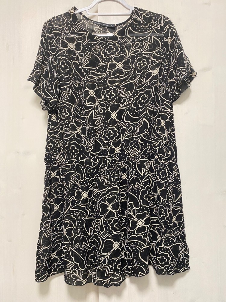 Women's Gudrun Sjoden Sjöden Summer Beach Dress Tunic Floral Size M Viscose