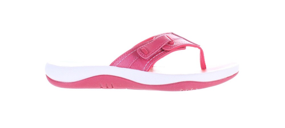 Clarks Women's Sunmaze Loop Pink T-Strap Sandals Size 7 7827131