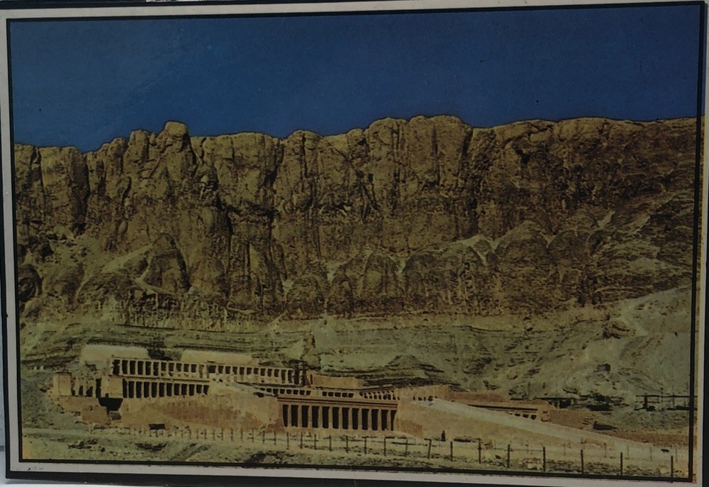 Postcard Egypt “Deir-ei -Bahari The Temple of Hatschepsut”Z-ART Co. Cairo
