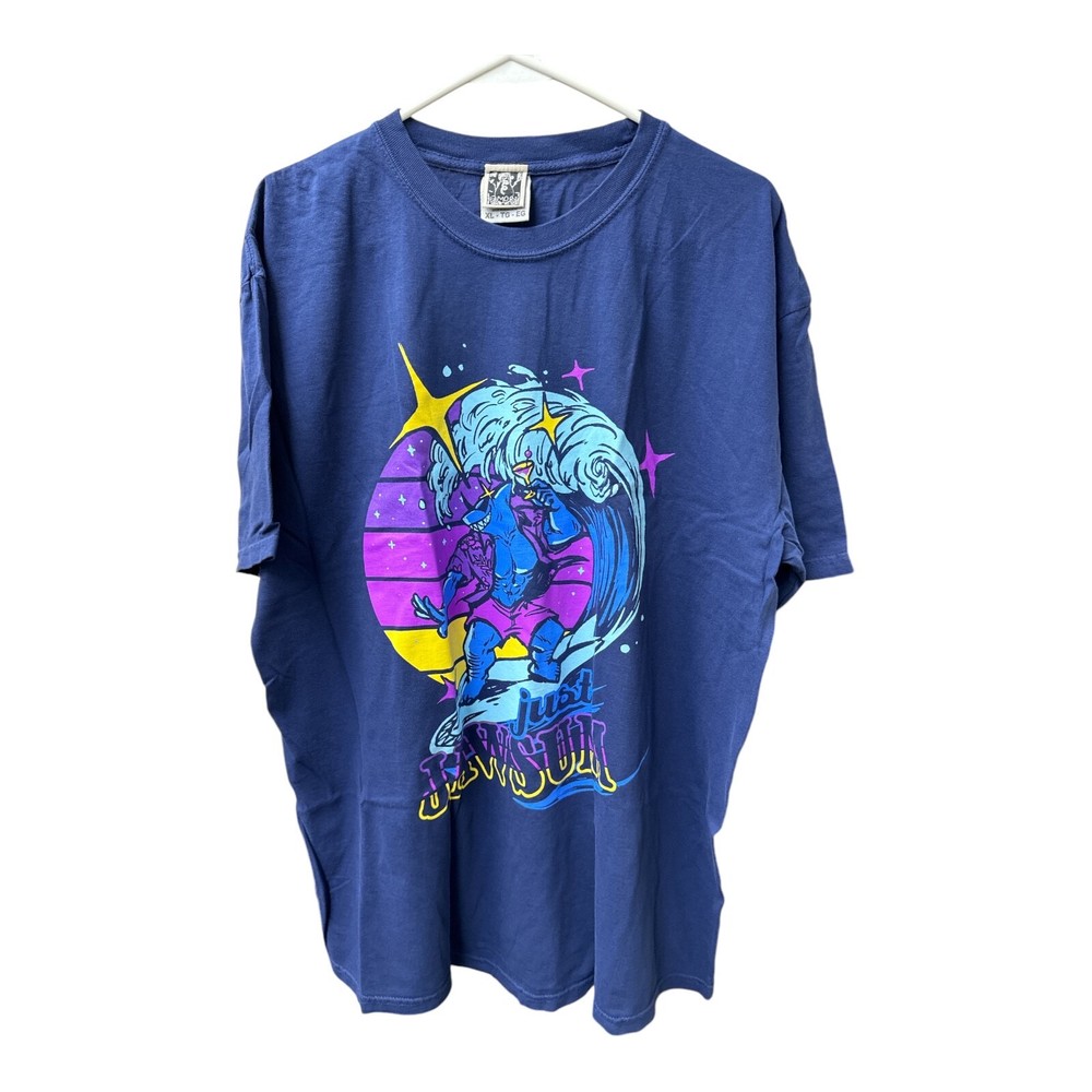 Hololive Omori OMOCAT Blue T-shirt collention - Free Shipping