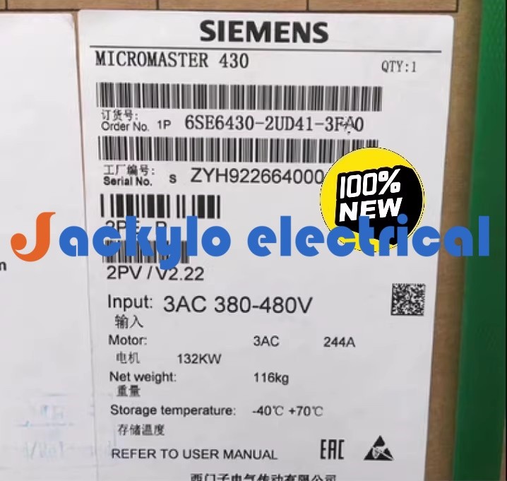 1 pc New Spot Goods Siemens 6SE6430-2UD41-3FA0 DHL Fast shipping free tax