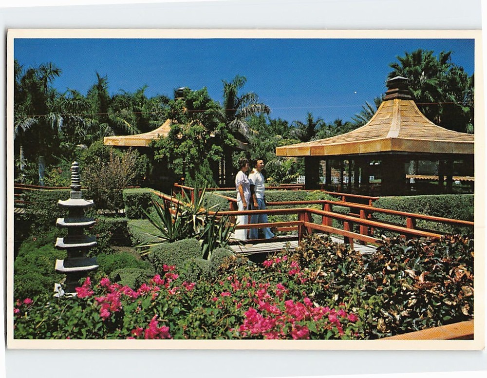 Postcard Japanese Gardens Miyako Japanese Restaurant Hermosillo Sonora Mexico