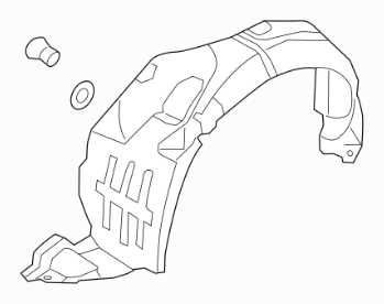 2011-2013 Kia Optima Driver Left FR Inner Fender 868112T000 OEM.