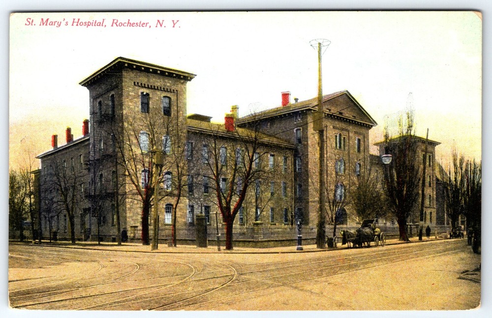 St. Mary's Hospital Rochester New York Early 1900s Postcard N-1