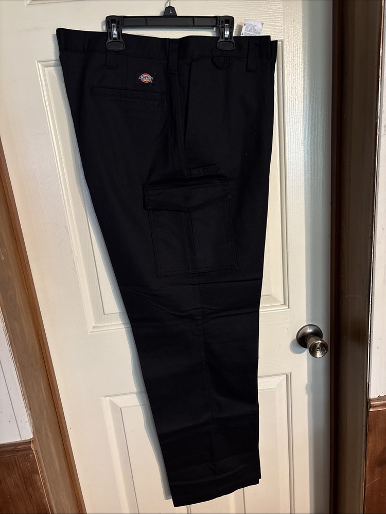 Dickies Premium Industrial Comfort Waist Work Pants Black LP5370 Men's 40x32