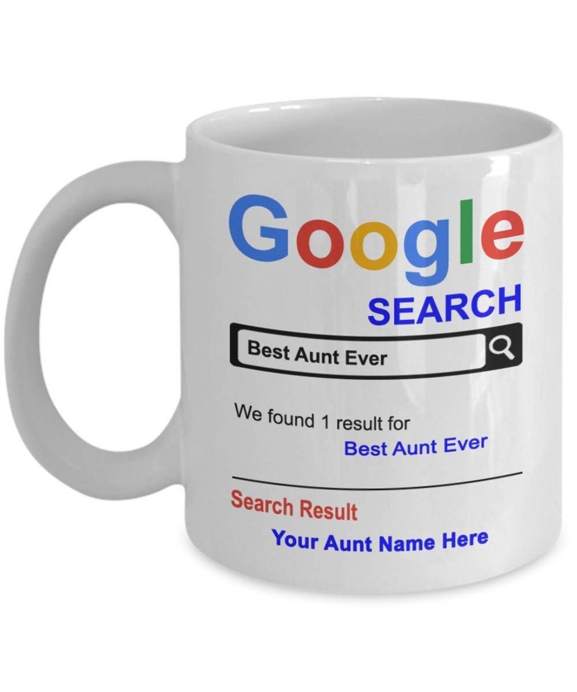 Personalized Aunt Mug Best Aunt Ever Coffee Cup Customaized Name Aunt Gifts Gift