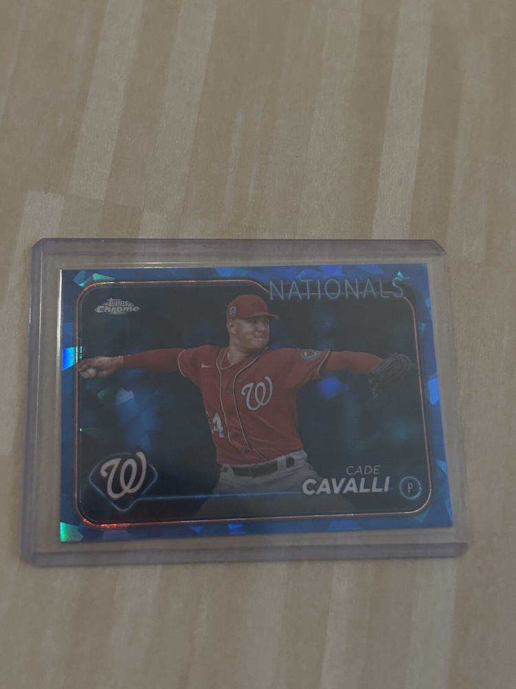 2024 Topps Chrome Update Series Sapphire Edition - Cade Cavalli #USCS126